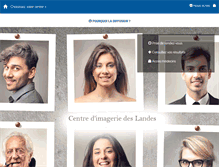 Tablet Screenshot of centre-imagerie-landes.fr